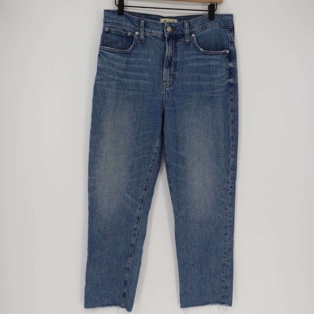 Madewell Women's The Perfect Vintage Jean Size‎ 30 Cropped Slim Straight Denim